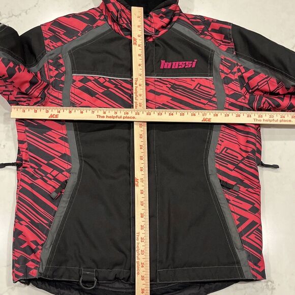 Mossi Racing Womens Small Full Zip Snowmobile Winter Jacket Pink Black Warm Coat - Picture 3 of 16